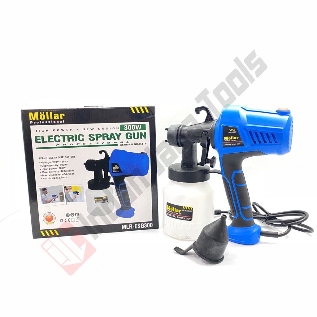 MOLLAR MLR-ESG300 Spray Gun Elektrik 300 Watt - Electric