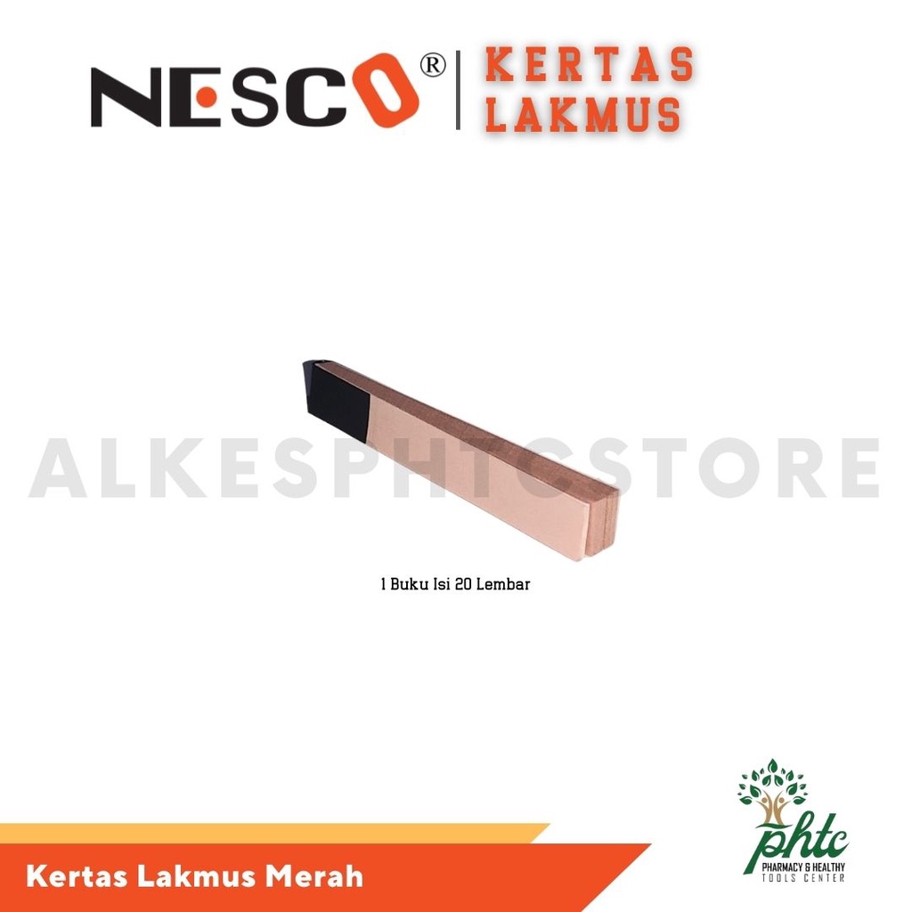 NESCO Kertas Lakmus l Litmus Paper l Kertas Asam / Basa l Ph Air Alat Tes Air Ketuban Ibu Hamil