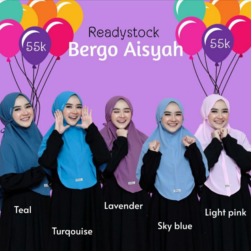 Hijab Instan BERGO AISYAH BY FAUZ HIJAB