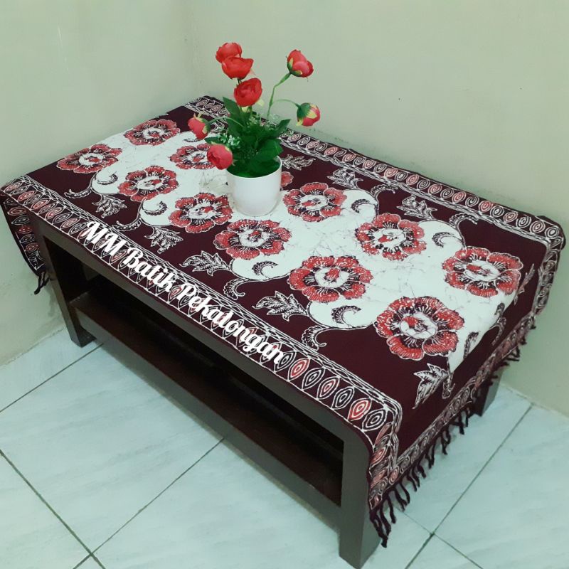 Taplak Meja Batik Loper Remekan Ronce Batik Cap