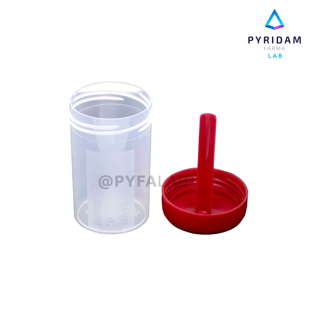 Specimen Container/ Stool Container/ Pot Urine w/ spoon 60ml