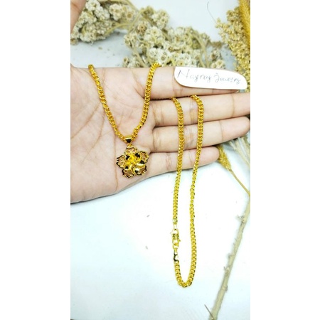 Kalung Lempis terbaru / koin mesin / warna 24k