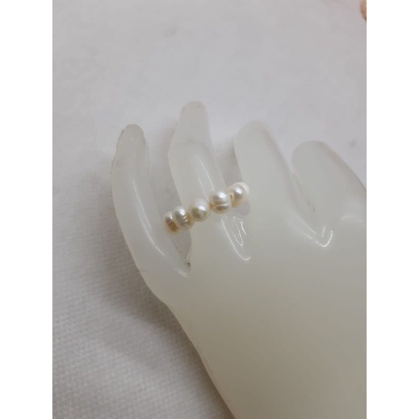 RING HIJAB MUTIARA CINCIN FULL MUTIARA LOMBOK KECIL CINCIN BABY PEARL CINCIN UNIK CINCIN TALI MUTIAR