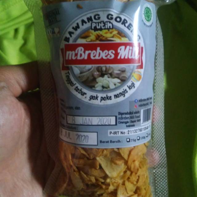 

Bawang goreng putih 65gr (min 2pack)
