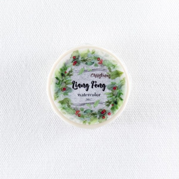 

Liang Feng Watercolor Masking Tape - Christmas Wreath