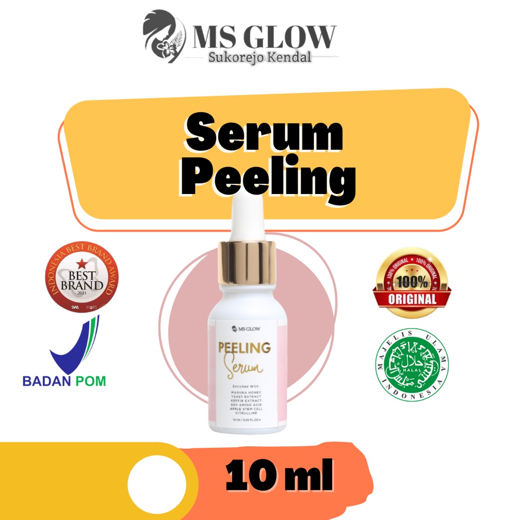 SERUM PEELING MSGLOW ORIGINAL EKFOLIASI