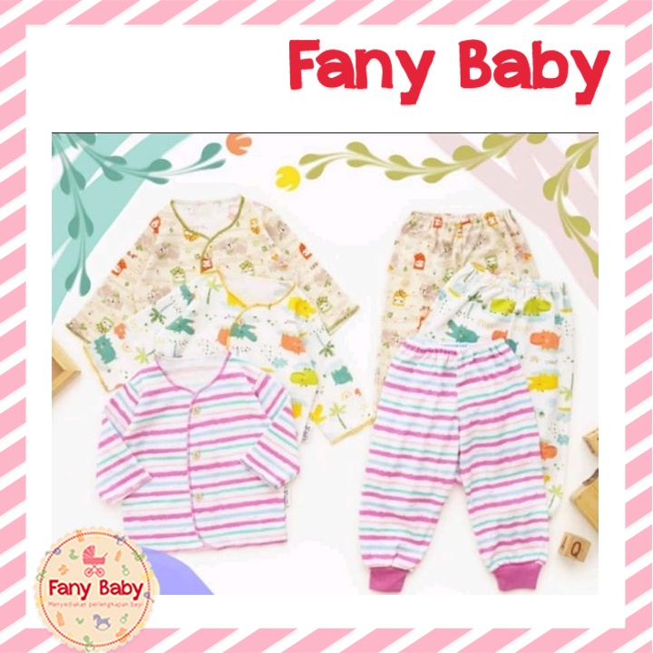 Little Queen Setelan Lengan Panjang Celana Panjang Newborn 3Pcs