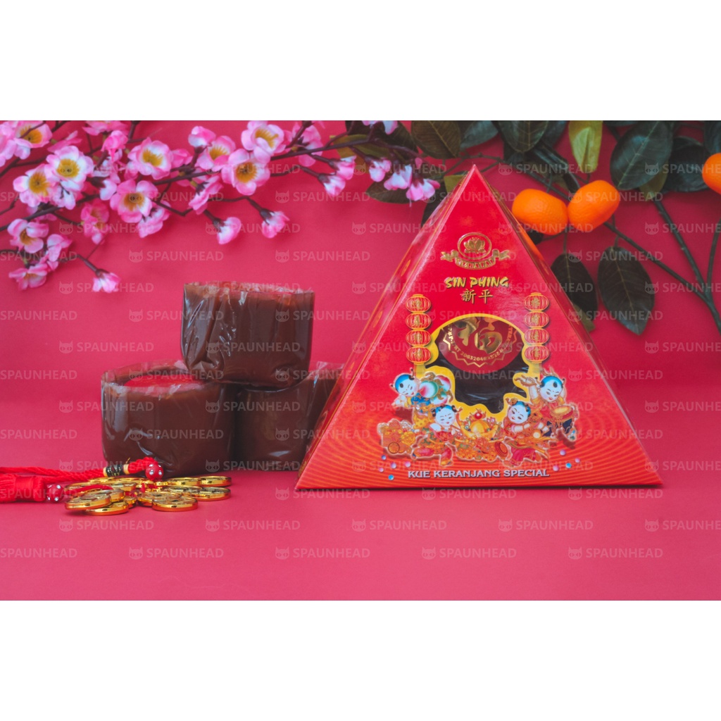 

SIN PING Dodol Imlek Kue Keranjang dodol cina PER DUS ISI 3