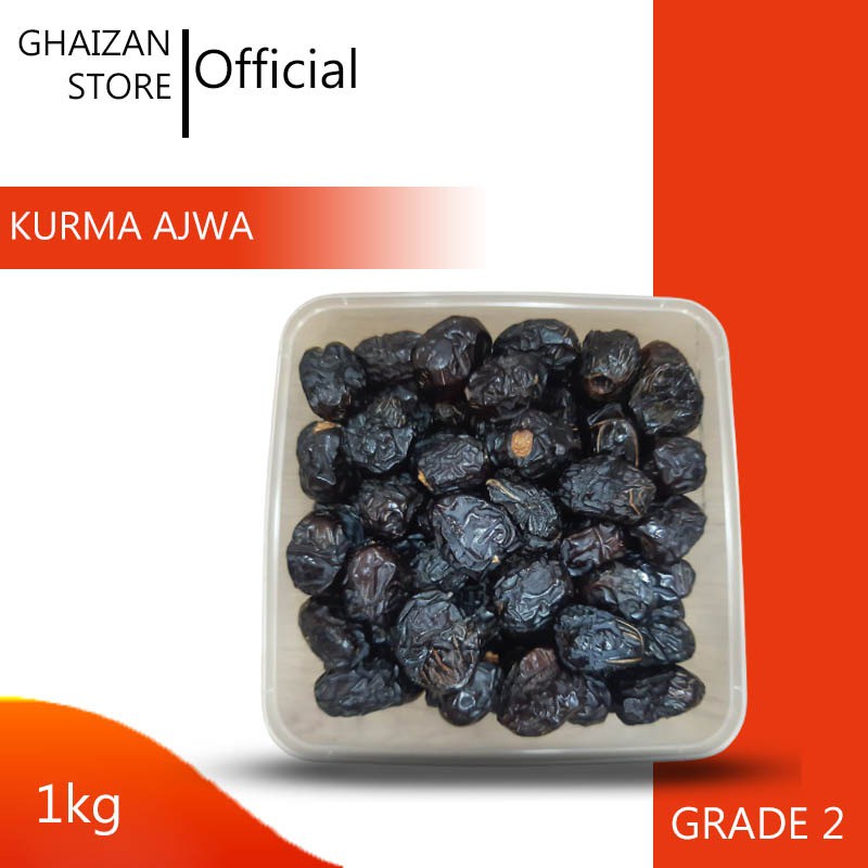 

[ GS ] Kurma Ajwa 1 Kg / Kurma Nabi Asli / Kurma Ajwa Medina Super / Kurma Ajwa Original
