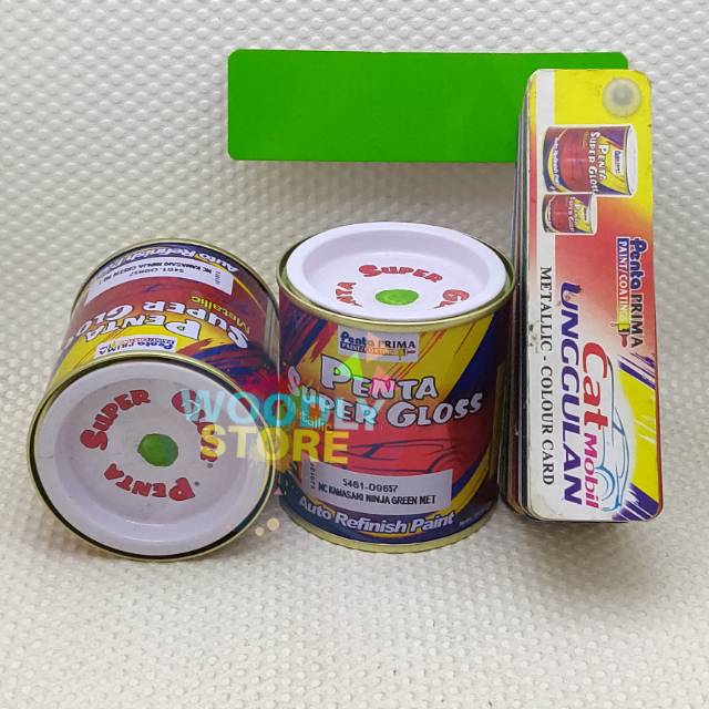 PENTA SUPER GLOSS KAWASAKI NINJA GREEN HIJAU NINJA CAT BODY DUCO 200ml