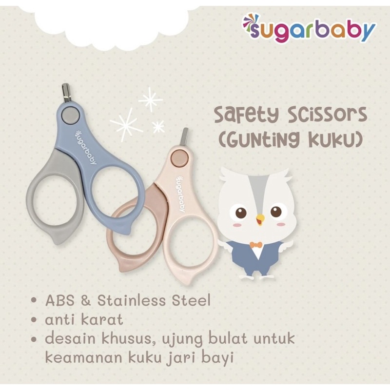 Sugar Baby 5in1 Manicure Set - Alat Perawatan Bayi/Baby nail clipper/Gunting kuku bayi