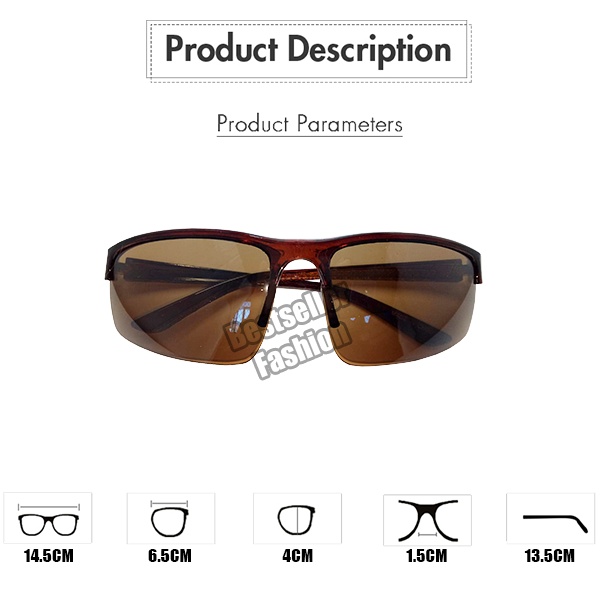 Kacamata Hitam Sporty Model Wraparounds Outdoor Anti UV Kaca Mata Gaya Untuk Pria dan Wanita Olahraga Unisex Keren