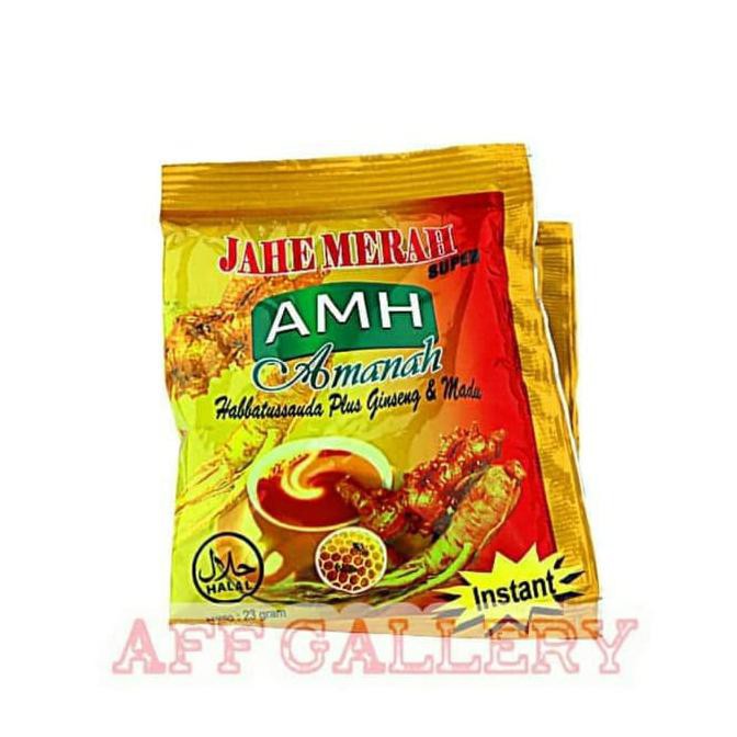

PROMO Jahe Merah Amanah Super (+ Habbatussauda, ginseng dan madu)|instan STOK TERBATAS