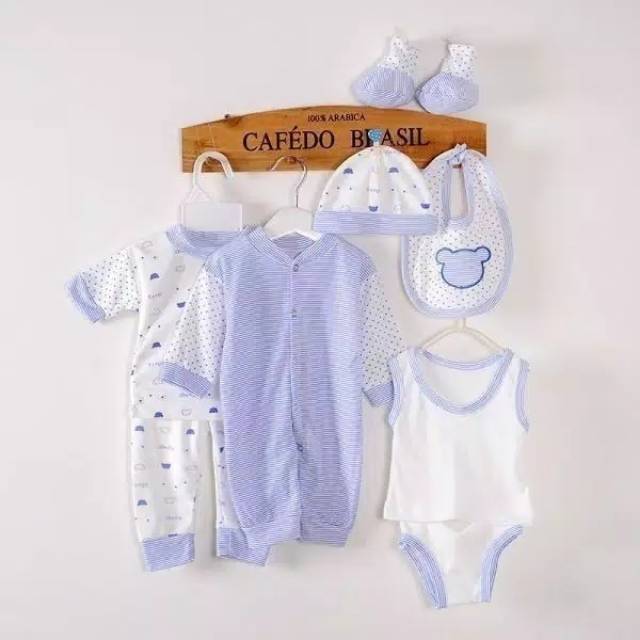 Set Baju  Newborn  8 in 1 Gift Set Newborn  Kado Newborn  