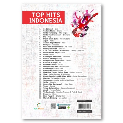 Jual BUKU MUSIK TOP HITS INDONESIA / CEMERLANG PUBLISHING | Shopee Indonesia