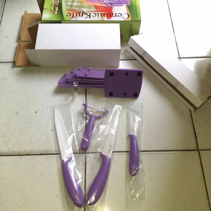 Pisau dapur set Ifa cookware 5 in 1 Ungu promo