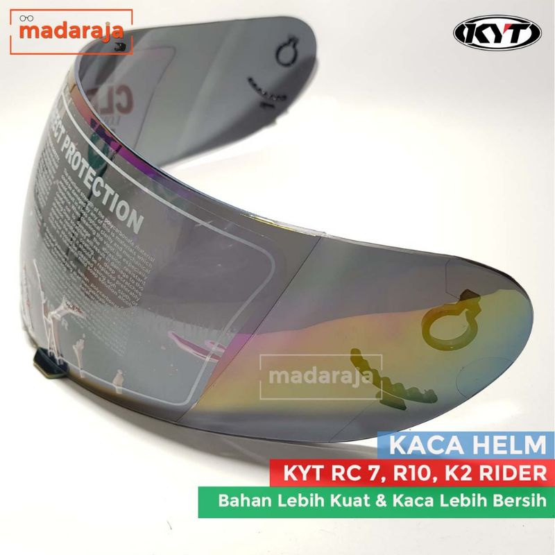 Kaca Visor Iridium Helm KYT RC 7 / RC7 - R10 - K2 RIDER , MDS VICTORY Full Face