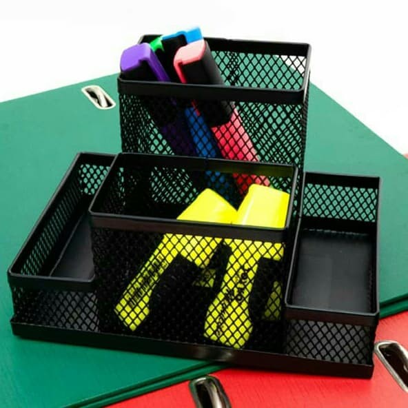 

Sale!!! Desk Set / Pen Holder / Tempat Alat Tulis Jaring Jala Ds-19 Terbatas