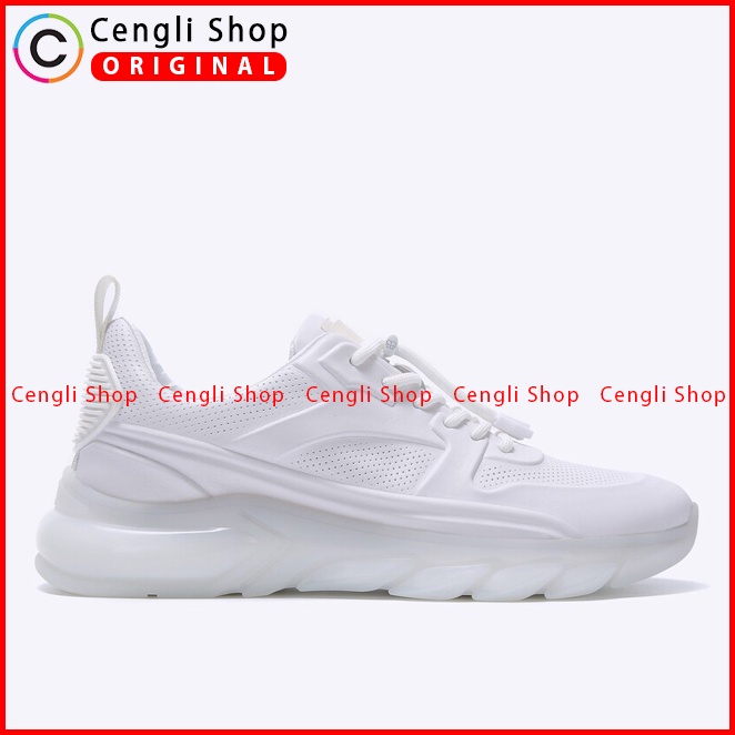 SEPATU SNEAKER KULIT EVERBEST PRIA ORIGINAL CASUAL KETS PUTIH EM28