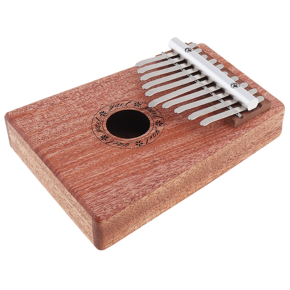 Kalimba Piano Jari Jempol Mini 10 Kunci Bahan Kayu Mahoni Alami