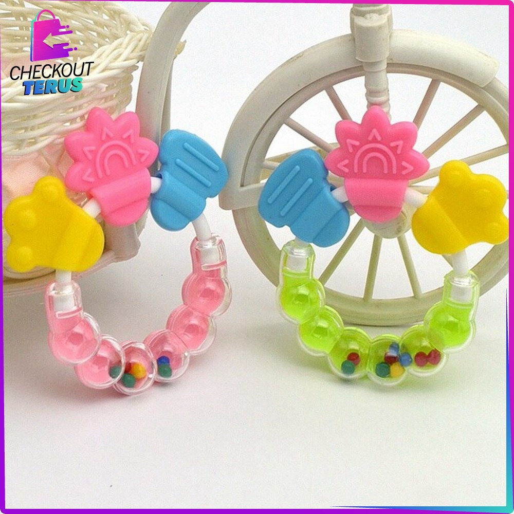 CT M71 Mainan Rattle Genggam Empeng Bayi Maenan Kerincingan dan Gigitan Bayi Baby Teether Toys
