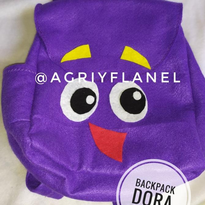 backpack / tas dora the explorer flanel