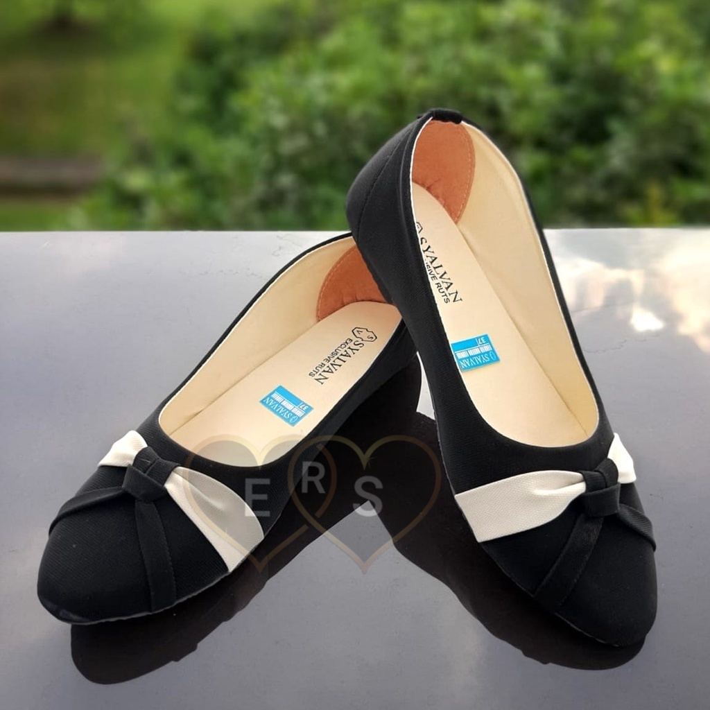 TOKOERS SBD02 Sepatu Balet Wanita Aksesoris Pita Bahan Hammer - Flat shoes wanita