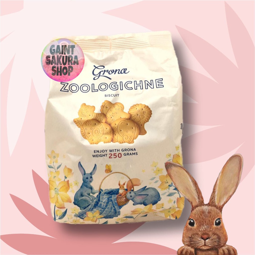 

Grona Zoologischne Biscuit / biskuit impor / snack impor / camilan / biskuit / makanan ringan