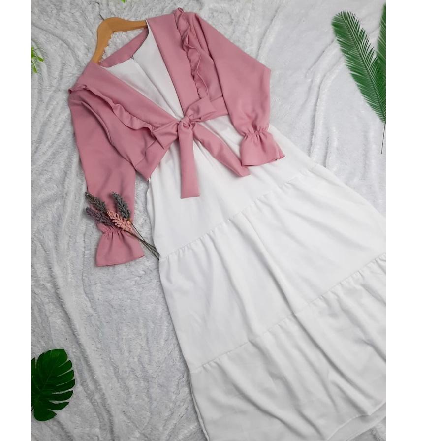 (MURAH BANGET) Gamis Terbaru 2022 Baju gamis Remaja Modern Kekinian Polos Hitam