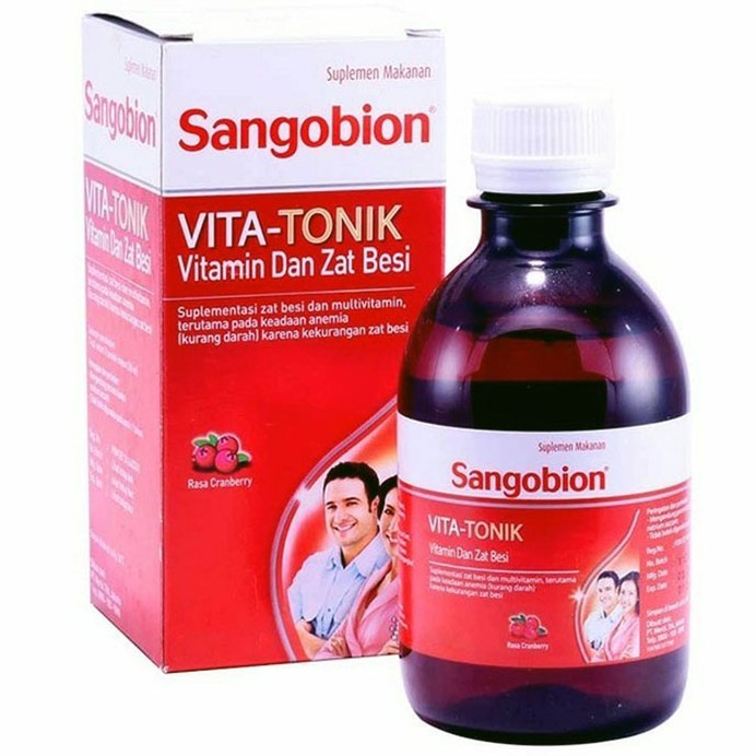 Sangobion Vitatonik Cranberry 250ml