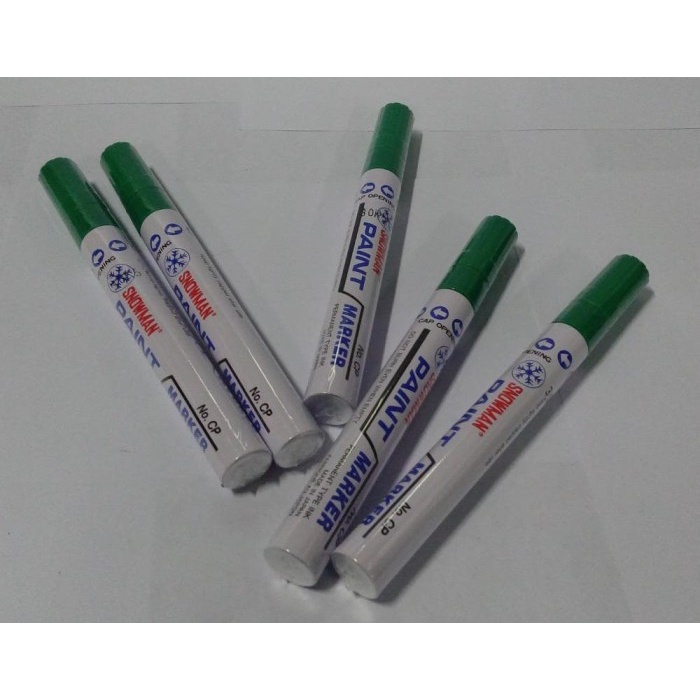 

Dijual Spidol Permanent Paint Marker Snowman Hijau Isi 12 Pcs Trendi
