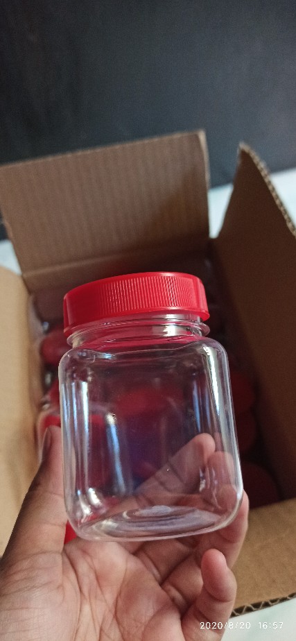 @10 Pcs Plastik Kotak 200 Ml / Toples Serbaguna