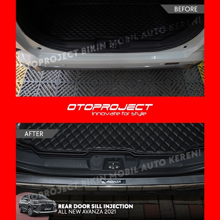 Sillplate Avanza 2022 Belakang Rear Door Sill Plat Mobil Injection