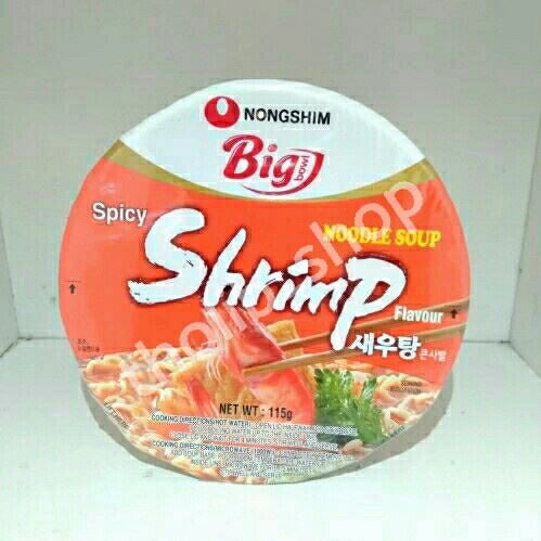

nongshim red bowl noodle shrimp korea 115gr