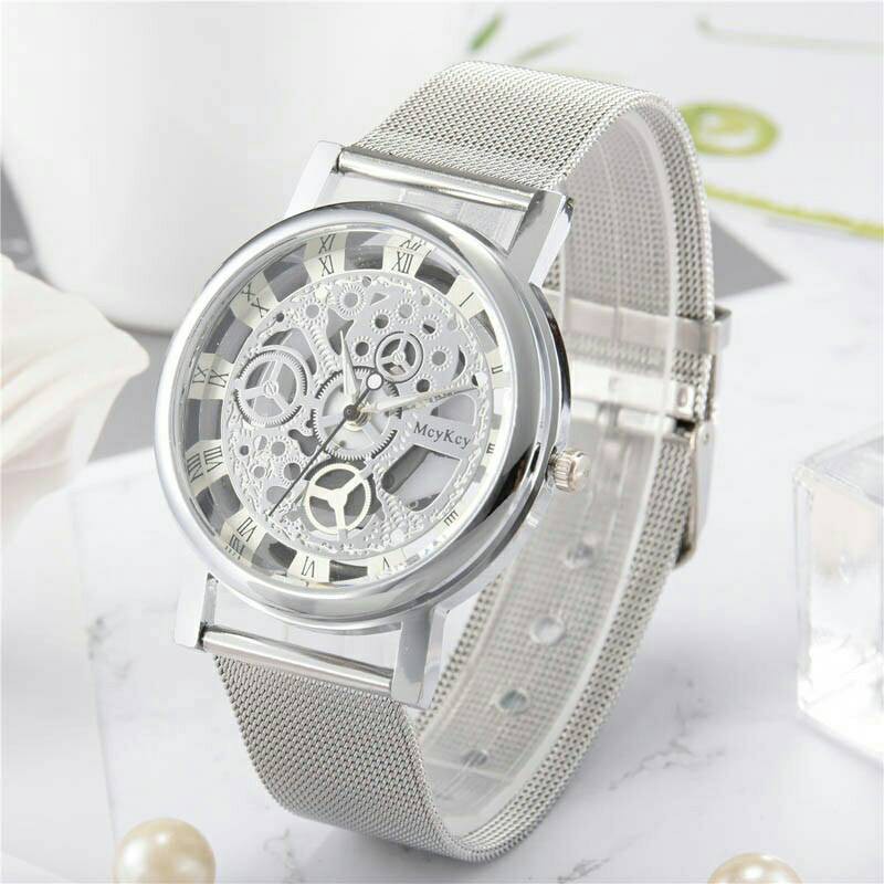 jam tangan dial romawi transparant mcykcy