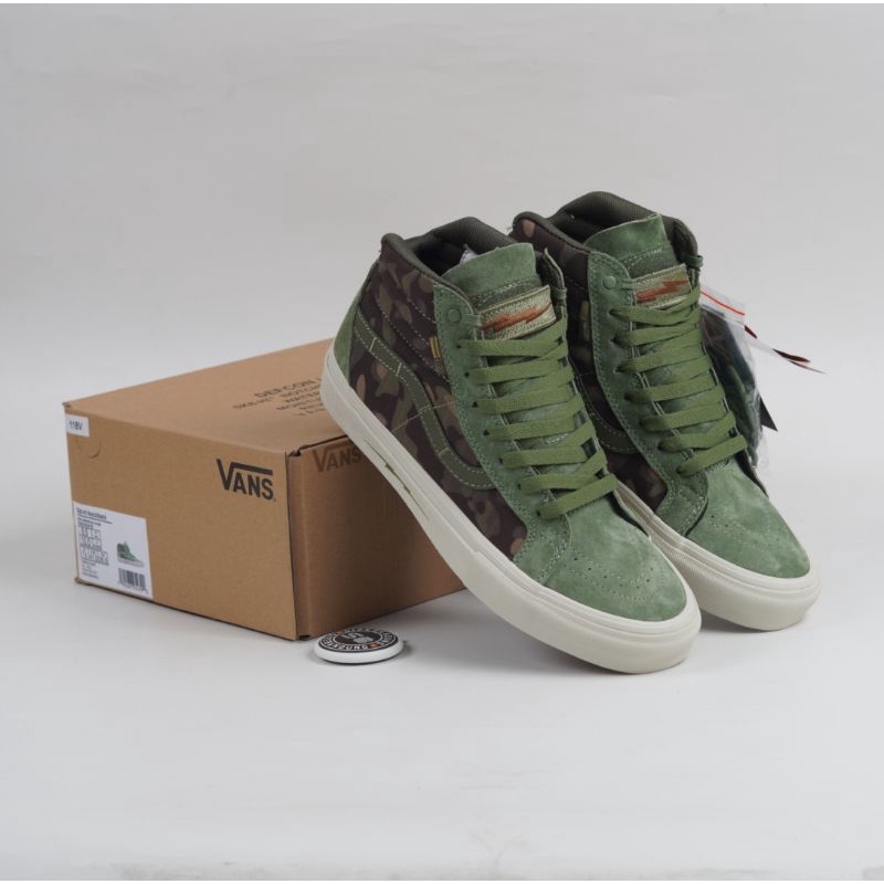 Sepatu Vans Sk8 Hi Notchback Defcon Multicam Jungle