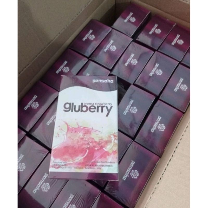 

GLUBERRY MINUMAN KOLAGEN RASA STRAWBERRY 100gr / GLUBERRY PANSAKA