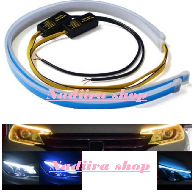 NDR Lampu Led Alis Lampu Drl 60Cm 24 VOLT Sein Flexible Mobil