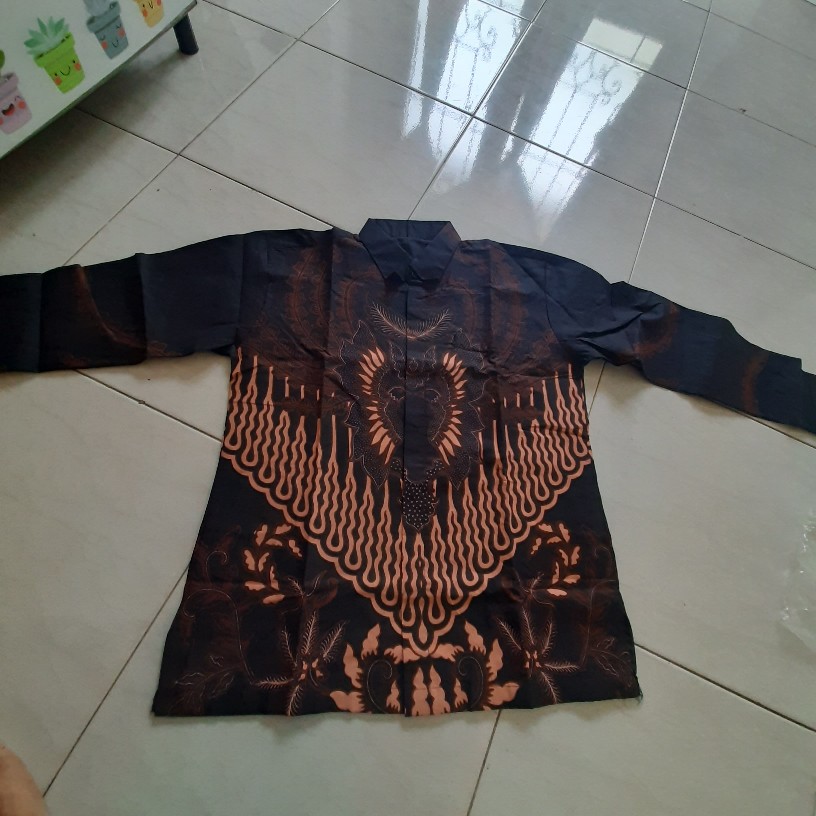 Astaguna Batik Lengan Panjang Pendek Full Furing Katun Sragenan Hq Size M-xxl Batik Solo