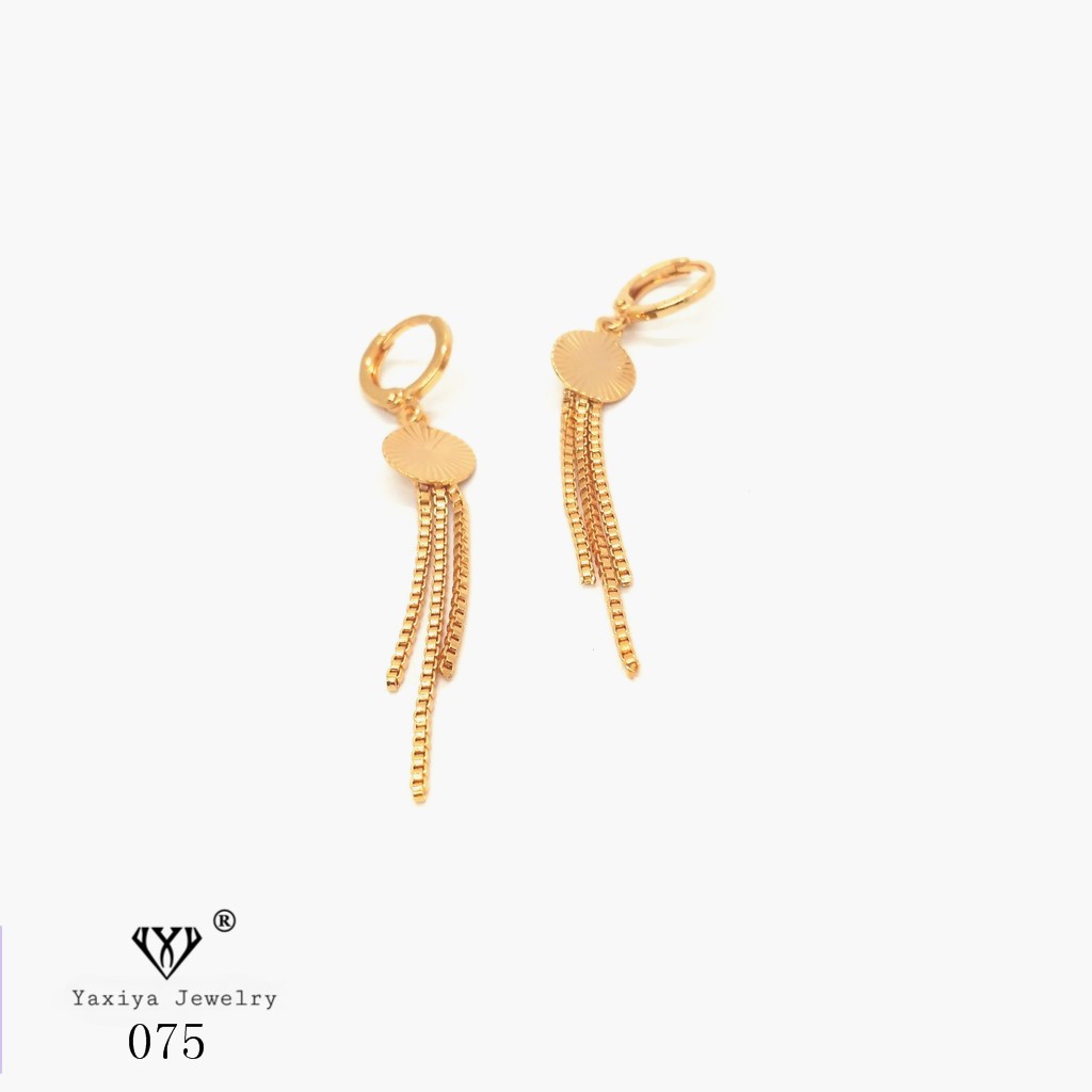 

Anting Emas Fashion Perhiasan Lapis Emas 18K Yaxiya Jewelry 075