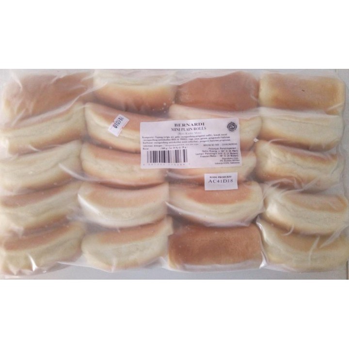 

Bnd mini pain rolls / roti hot dog