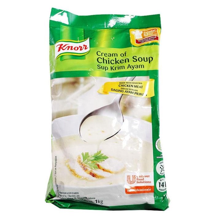 

KNORR Cream of Chicken Soup 1kg Sup Krim Ayam