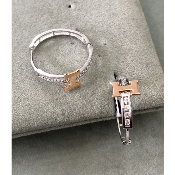 Anting Bulat Fashion Emas Asli kadar 750 17k