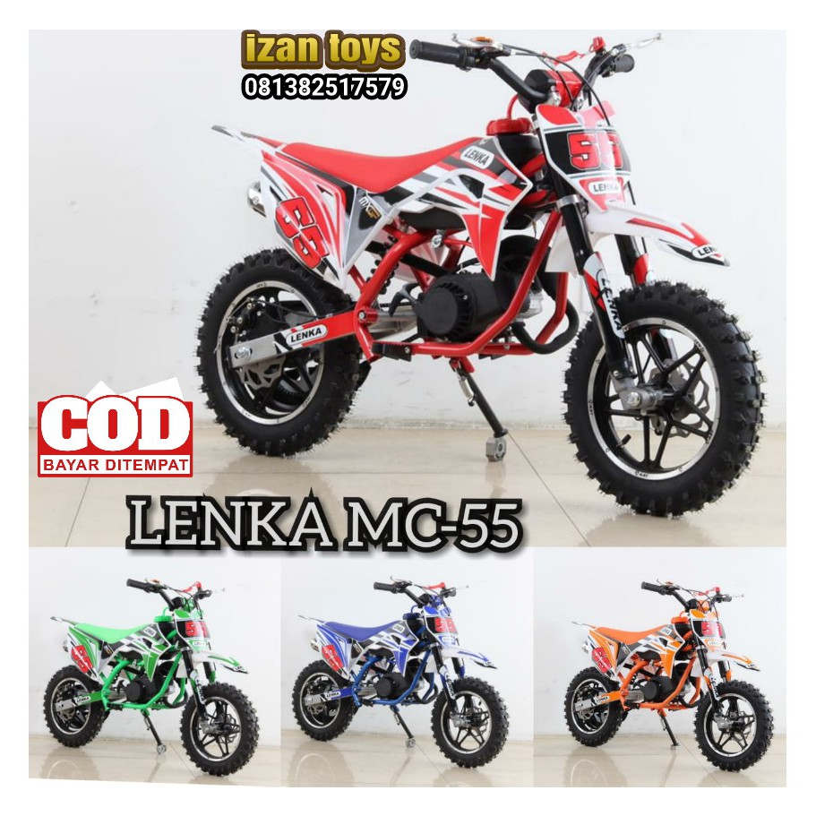 Promo murah      MOTOR MINI TRAIL /MINI CROSS LENKA MC55 50cc