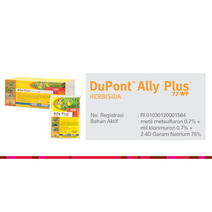Herbisida Dupont Ally Plus 75 isi 40 gram