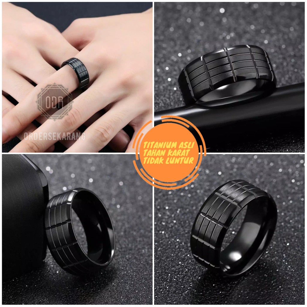 CINCIN AKSESORIS FASHION PRIA COWOK TITANIUM THE WHEELS