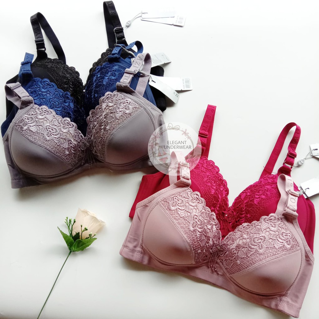 BRA WANITA JUMBO TANPA KAWAT CUP C TOYAZI 0812