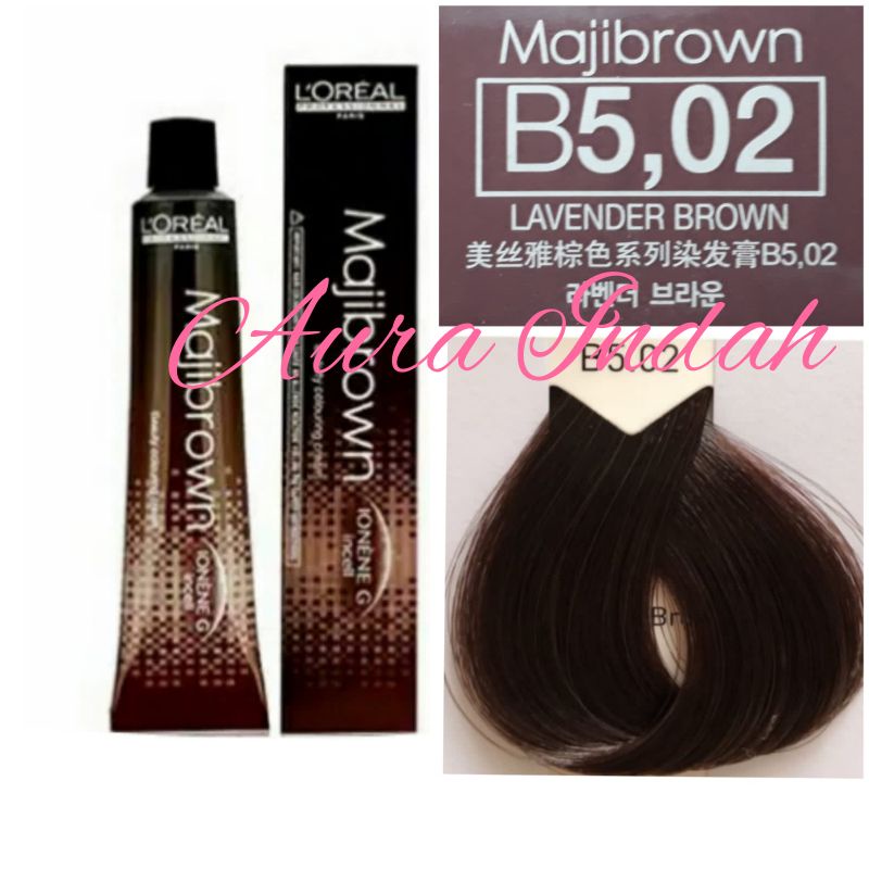 LOREAL MAJIBROWN NO. B5.02 LAVENDER BROWN
