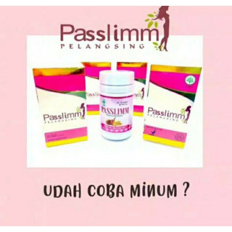 PASSLIMM pelangsing badan manjur ASLI 100% ORIGINAL PAS SLIMM OBAT DIET PAS SLIM PASSLIM PASLIM