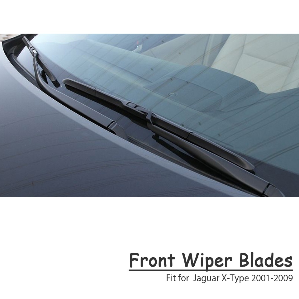 1 Set Karet Wiper Kaca Depan Mobil Untuk Jaguar X-type 2009-2001
